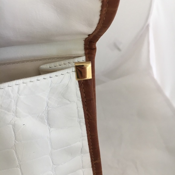 ORLANE white leather clutch - Picture 8 of 8